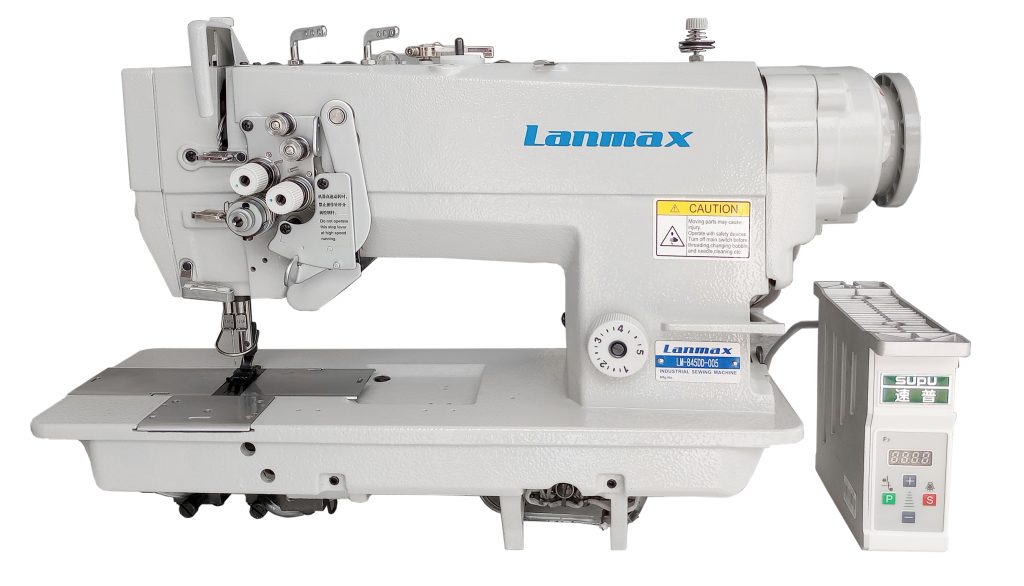 Pespontadeira de 2 agulhas