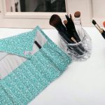 Porta pincéis de maquiagem