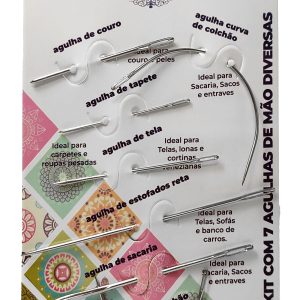 LM Kit Ag Kit Agulhas Manuais Especial para Couro