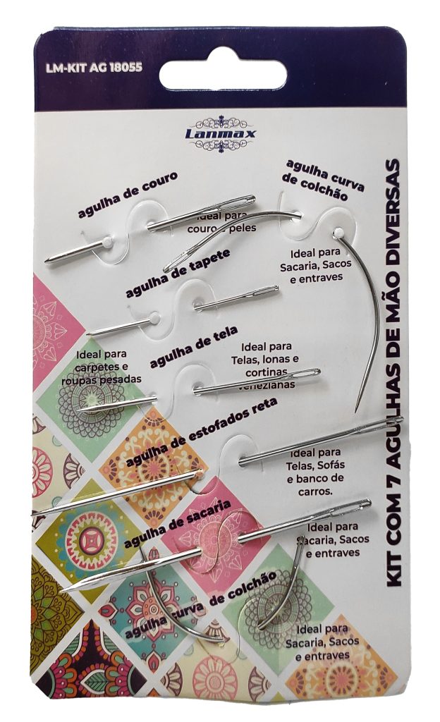 LM Kit Ag Kit Agulhas Manuais Especial para Couro