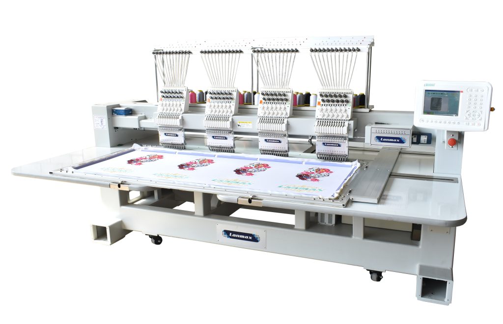 Bordadeira Plana 4 Cabeças