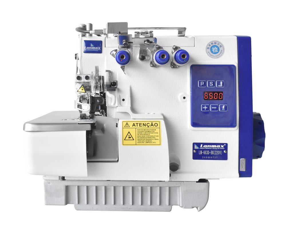 Overloque de alta produtividade direct drive