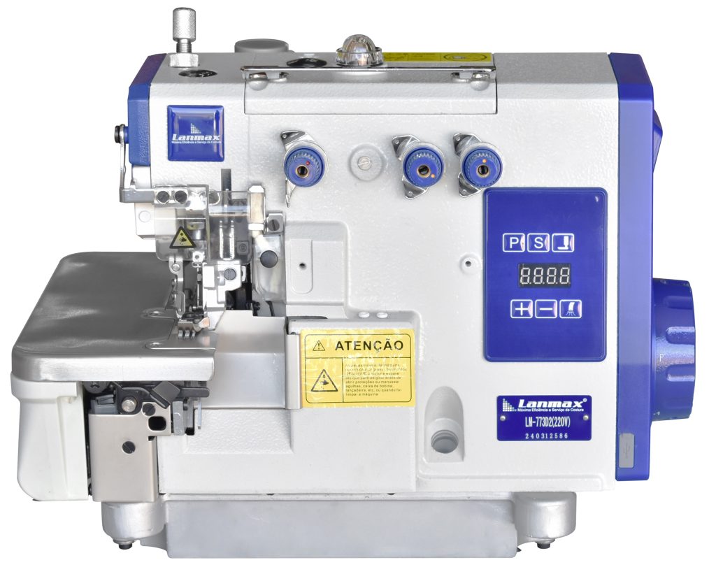 Overloque eletrônica corte guilhotina