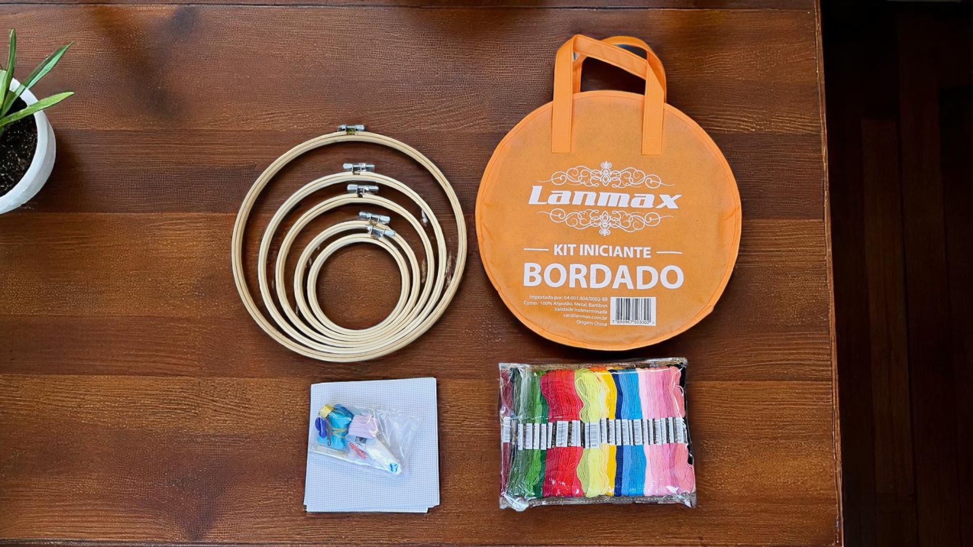 Kit bordado para iniciante