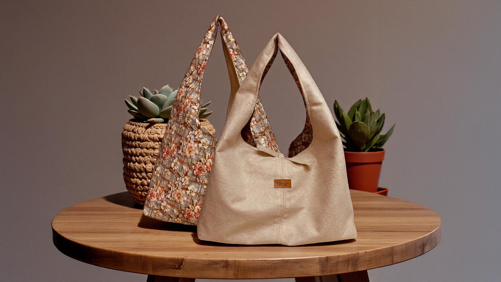 Bolsa Boho dupla face