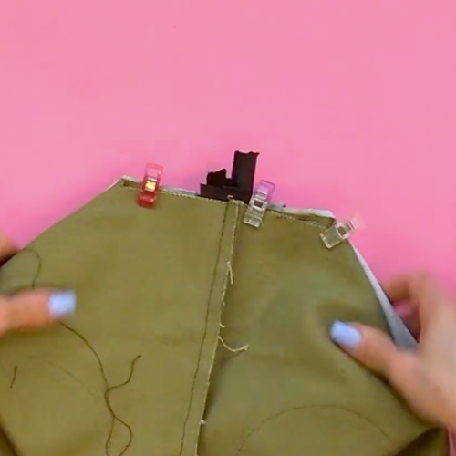 bolsa rústica lona ()